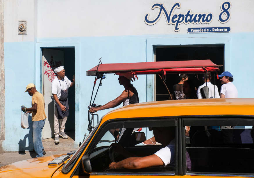 Quadro Cuban Street Life By Bego Amare