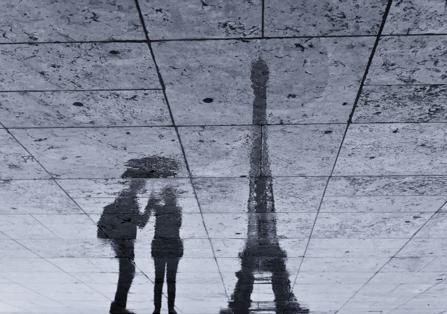 Quadro Under the Rain in Paris By Philippe M