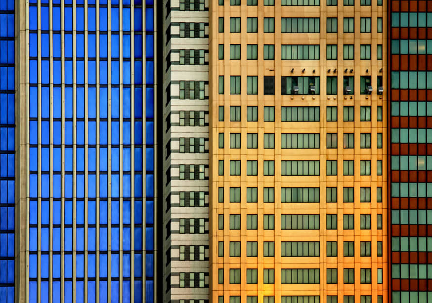 Quadro Windows on the City By Mathilde Guillemot