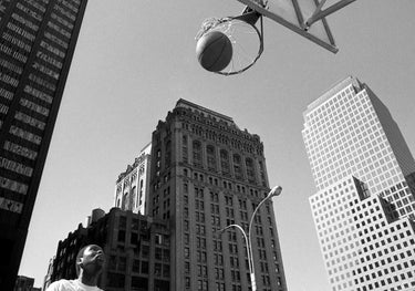 Quadro The Ball From the Series Alone By Dieter Matthes
