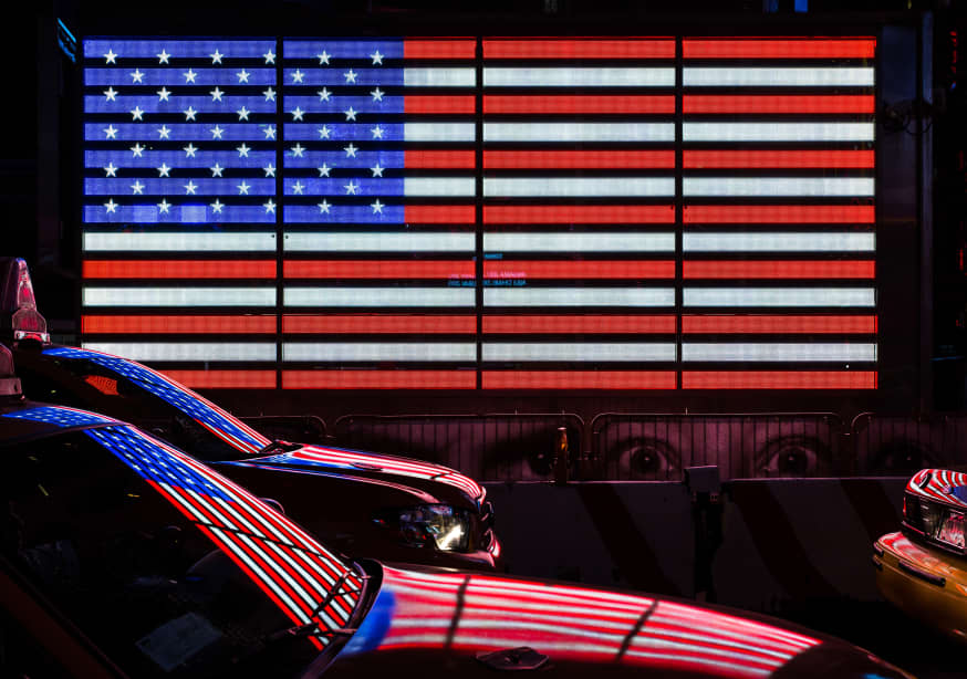 Quadro America Is Watching You By Herve Loire