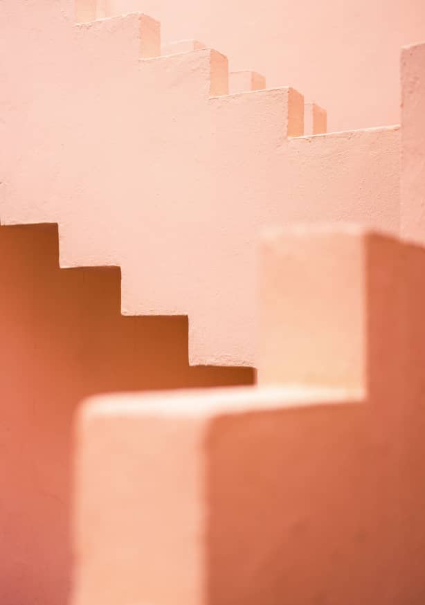 Quadro La Muralla Roja Pink By Raisa Zwart