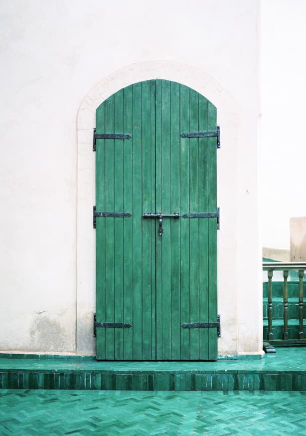 Quadro Marrakesh Green Door By Raisa Zwart