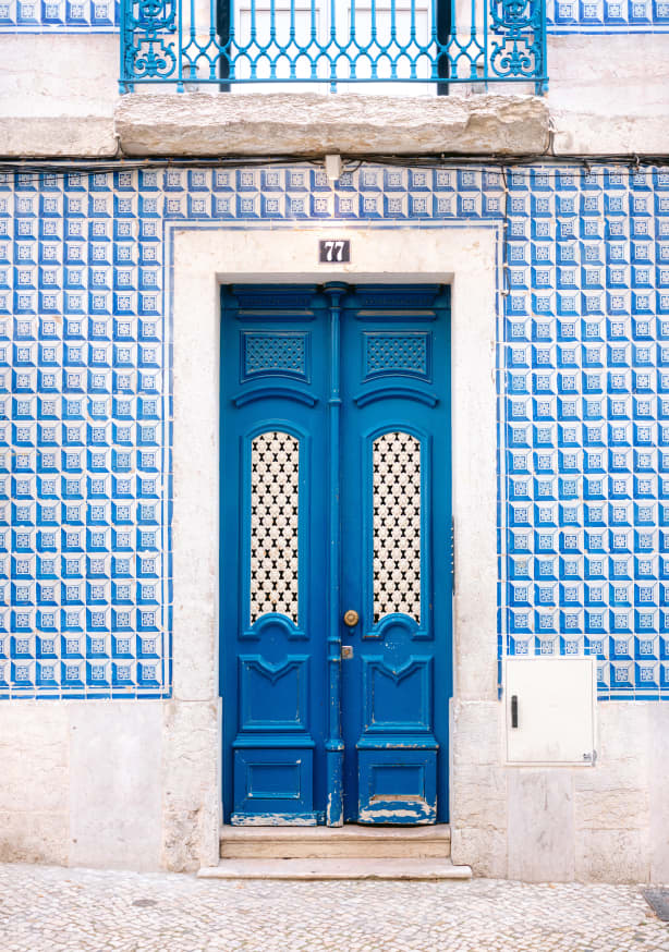 Quadro Blue Lisbon By Raisa Zwart
