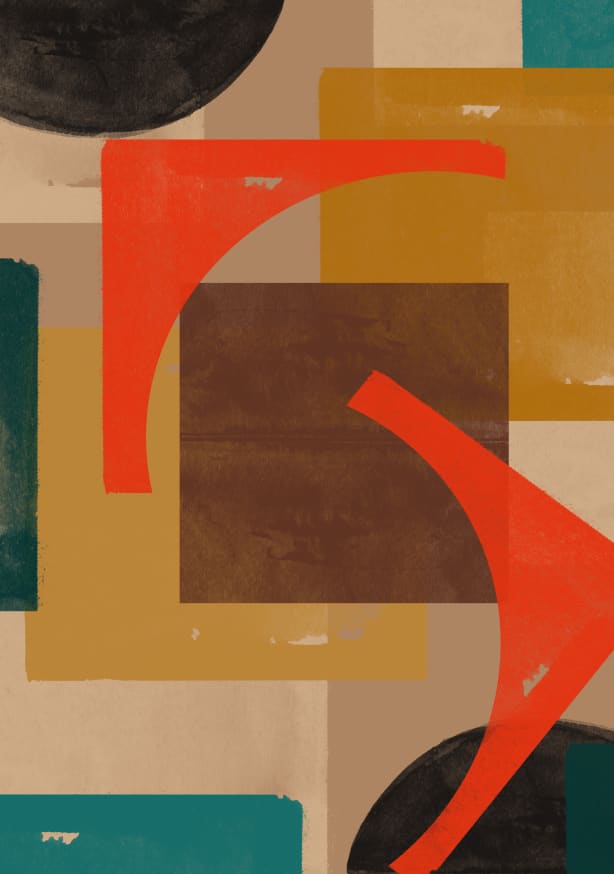 Quadro Abstract 2 By the Miuus Studio