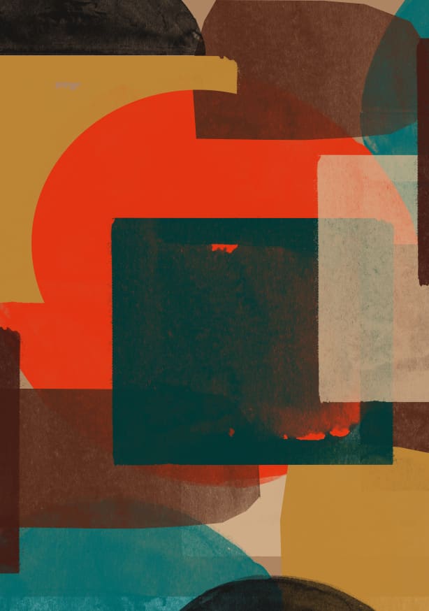 Quadro Abstract  1 By the Miuus Studio