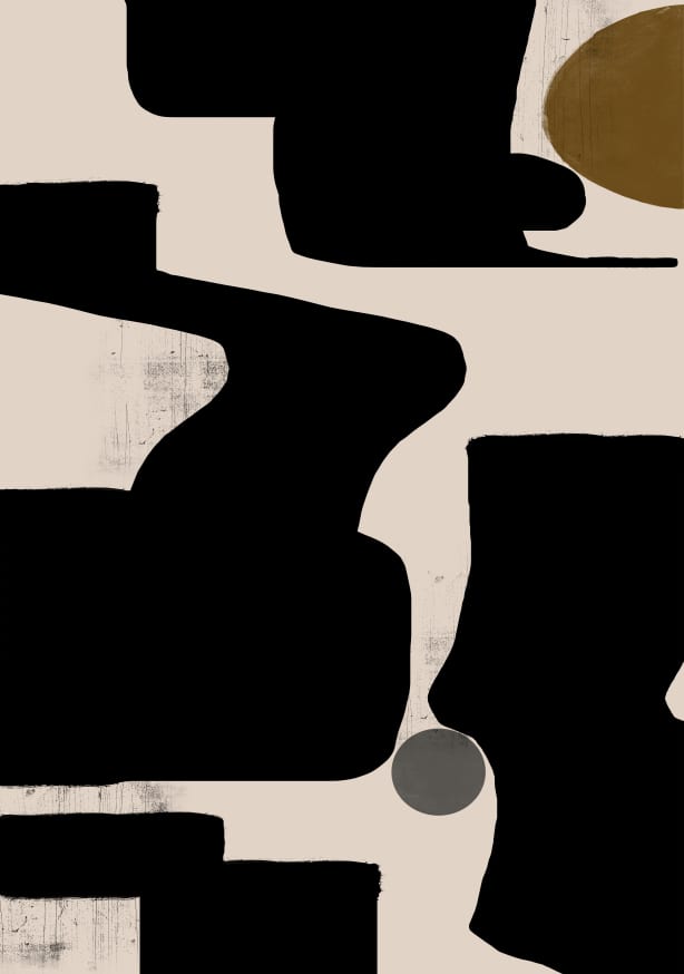 Quadro Abstract Art No3 By the Miuus Studio