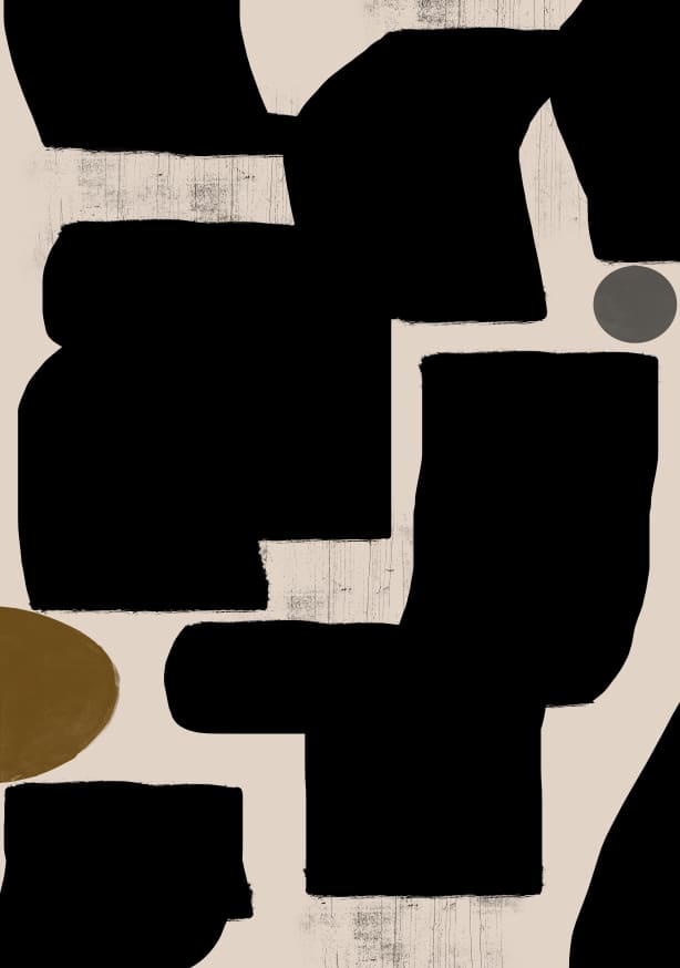 Quadro Abstract Art No1 By the Miuus Studio