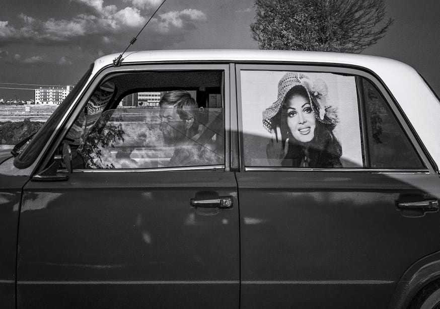 Quadro Vintage Car Reflections