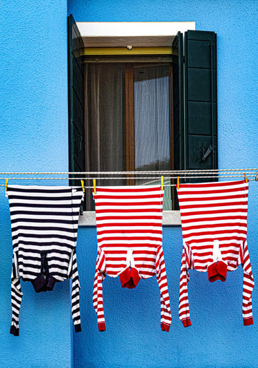 Quadro Stripes Suspended By Linda Wride