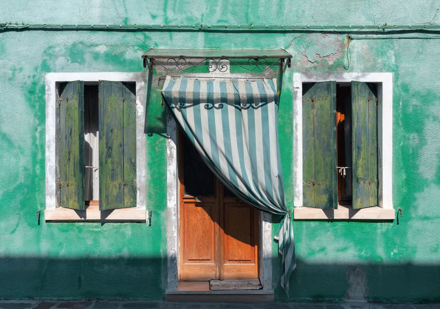 Quadro Symmetries in Burano By Fiorenzo Rondi