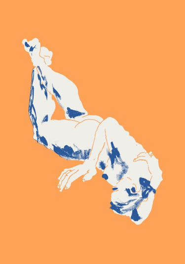 Quadro Nude Orange By Francesco Gulina