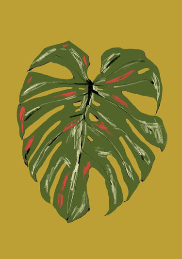 Quadro Monstera Leaf Green By Francesco Gulina