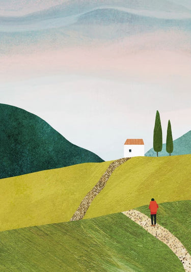 Quadro Walking Home By Longwayhome