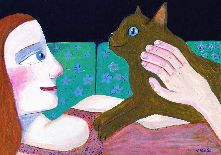 Quadro Cat Time