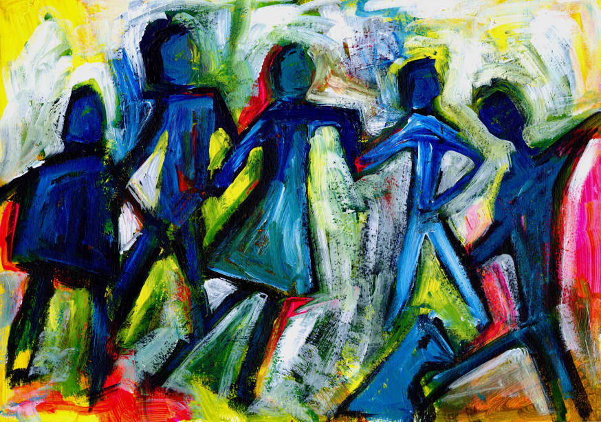 Quadro Joyful People