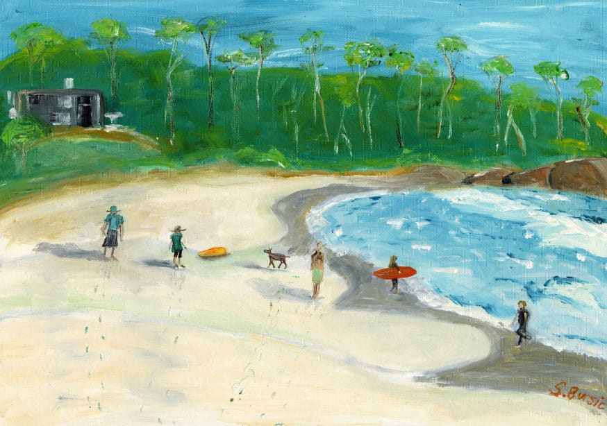 Quadro Beach Day By Sharyn Bursic