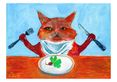 Quadro Vegan Cat By Sharyn Bursic