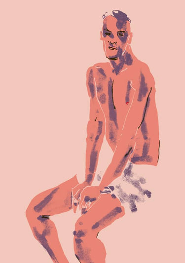 Quadro A Man Posing By Francesco Gulina