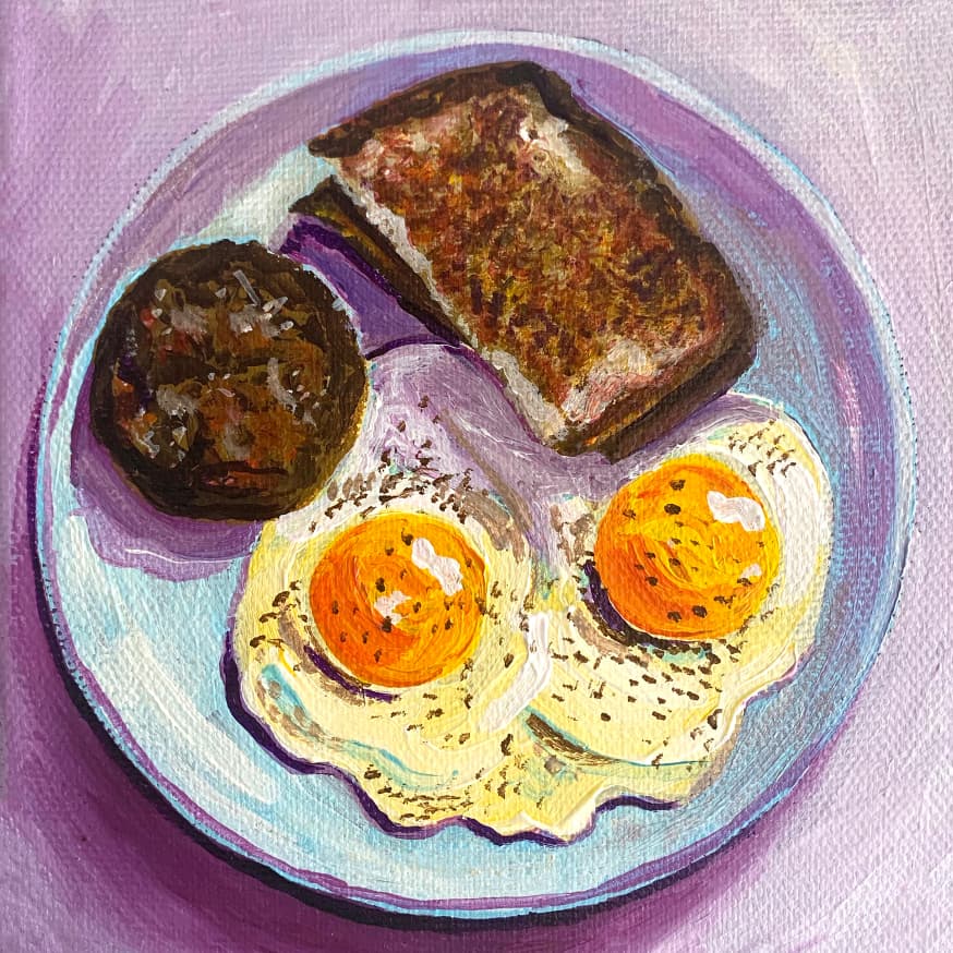 Quadro Eggs for Breakfast