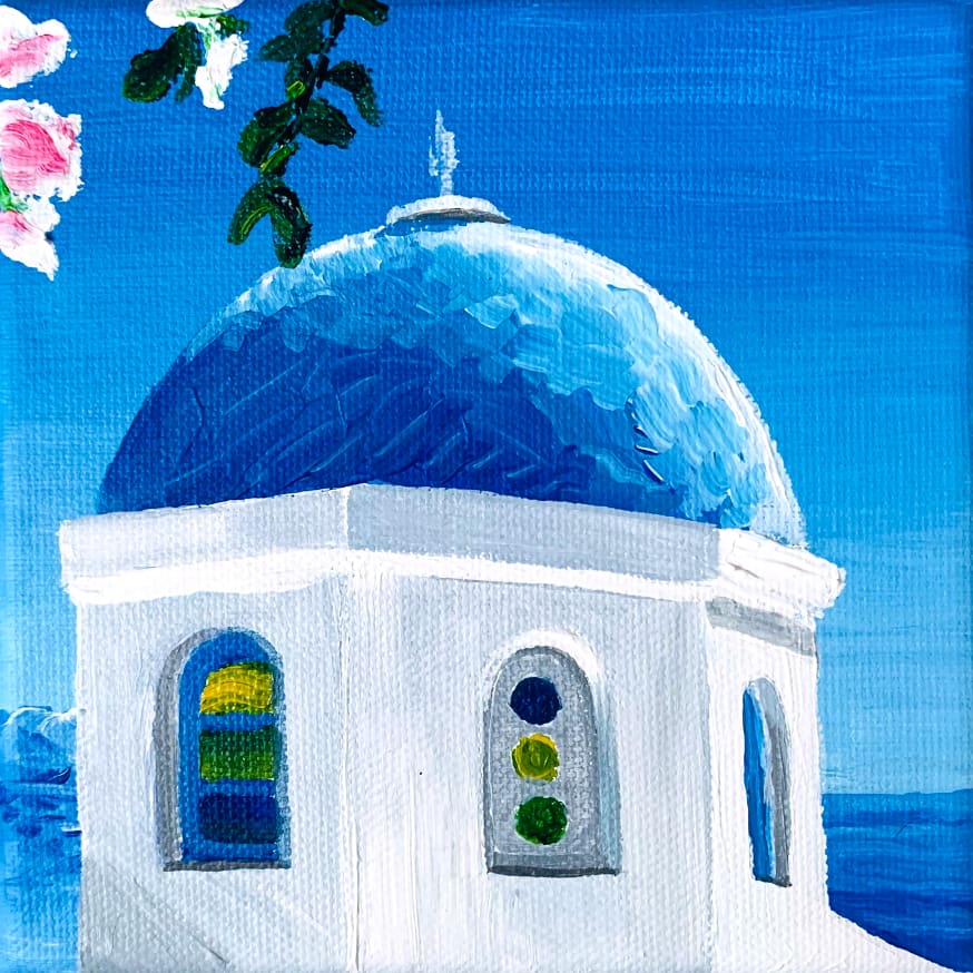 Quadro Blue Dome