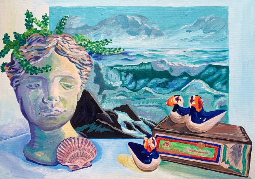 Quadro Coastal Still Life By Key and Sea