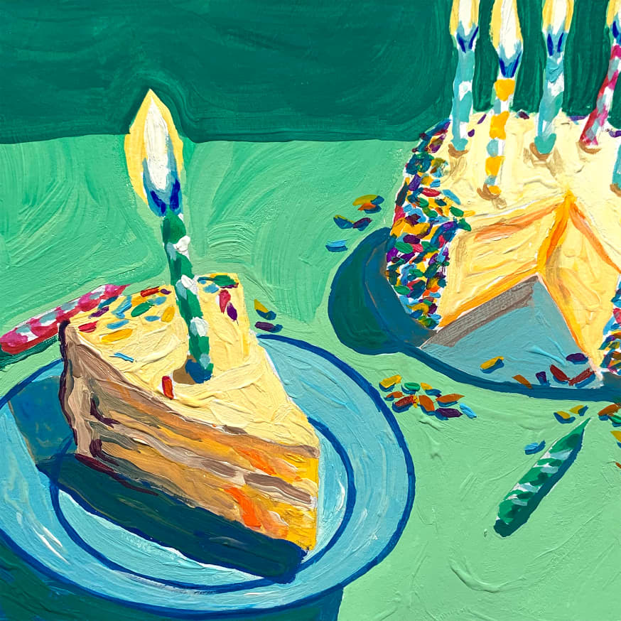 Quadro Birthday Cake By Key and Sea