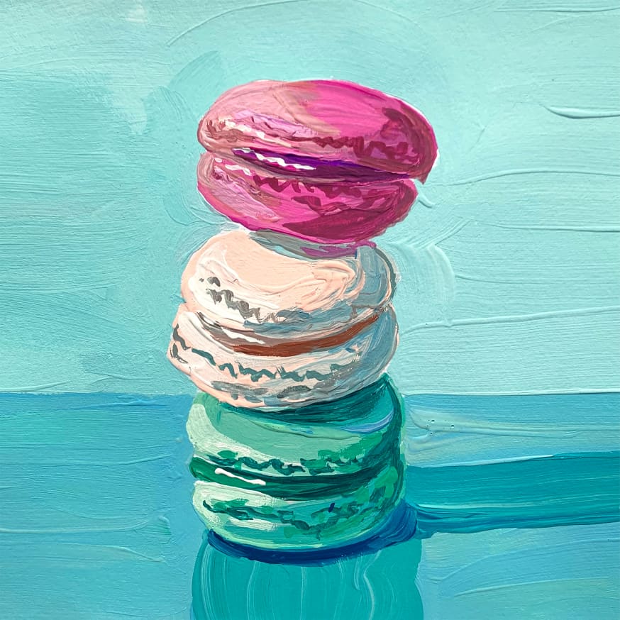 Quadro Macarons