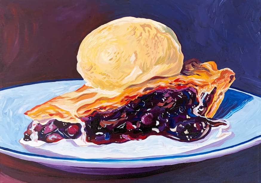 Quadro Blueberry Pie