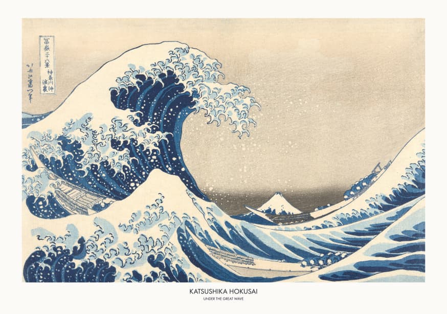Quadro Under the Great Wave By 1x Studio
