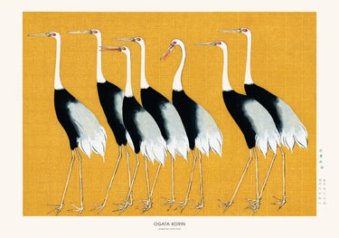 Quadro Japanese Red Crown Crane By 1x Studio