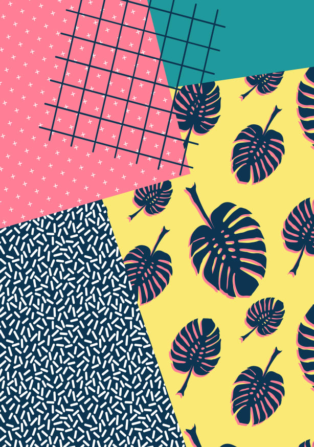 Quadro 90's Monstera