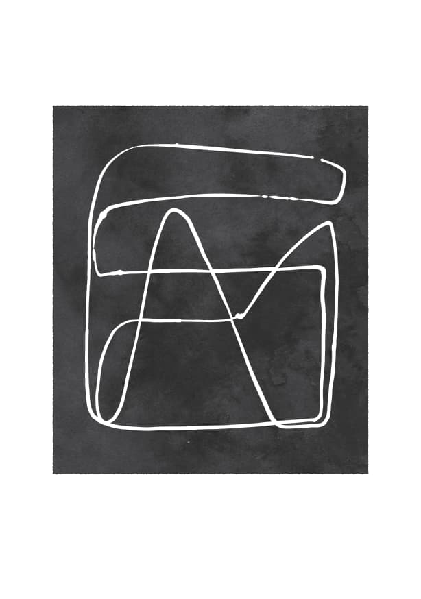 Quadro Abstract Landscape Mountains 02 - Obrah | Quadros e Posters para Transformar a Parede