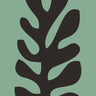 Quadro Abstract Leaf in Green - Obrah | Quadros e Posters para Transformar a Parede