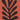 Quadro Abstract Leaf in Red - Obrah | Quadros e Posters para Transformar a Parede