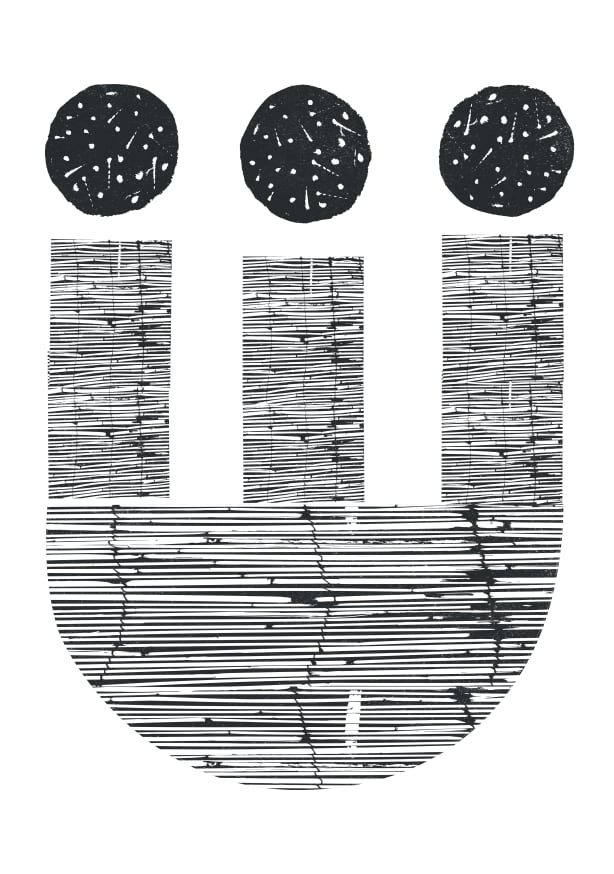 Quadro Abstract Still Life Collage Candle - Obrah | Quadros e Posters para Transformar a Parede