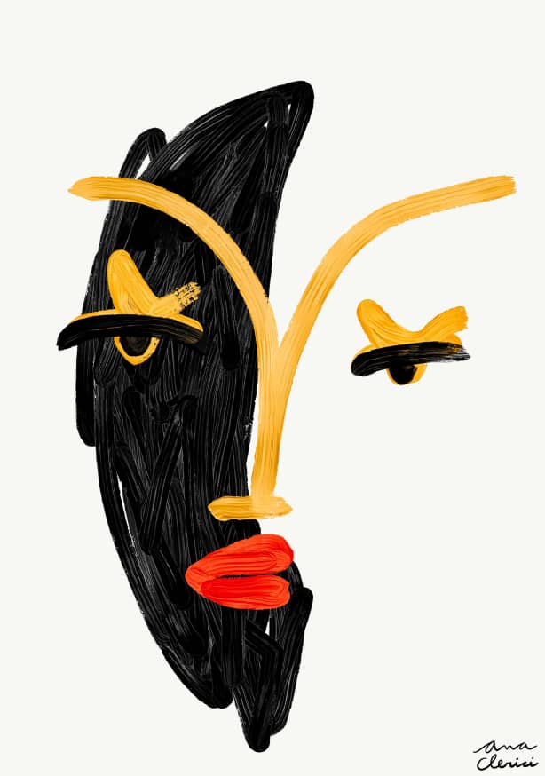 Quadro Mancha Negra