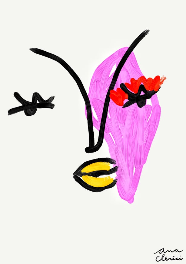 Quadro Mancha Rosa