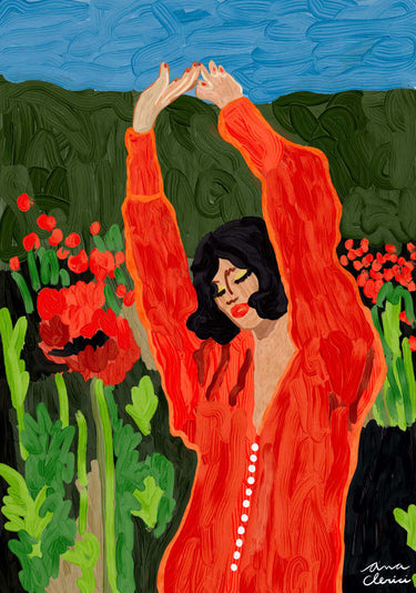Quadro Red Flowers