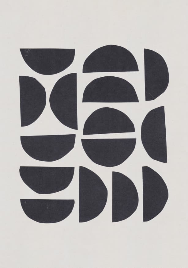 Quadro Black White Cut'outs