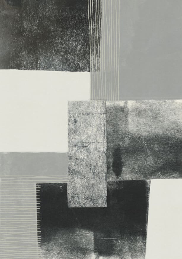 Quadro Monochrome Blocks #2