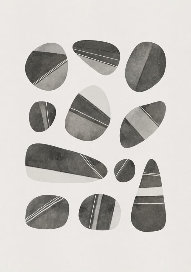 Quadro Natural Pebbles