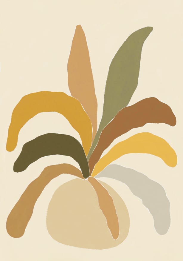 Quadro Pastel Plant