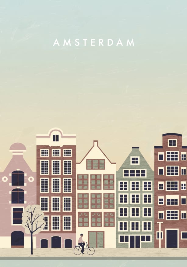 Quadro Amsterdam - Obrah | Quadros e Posters para Transformar a Parede