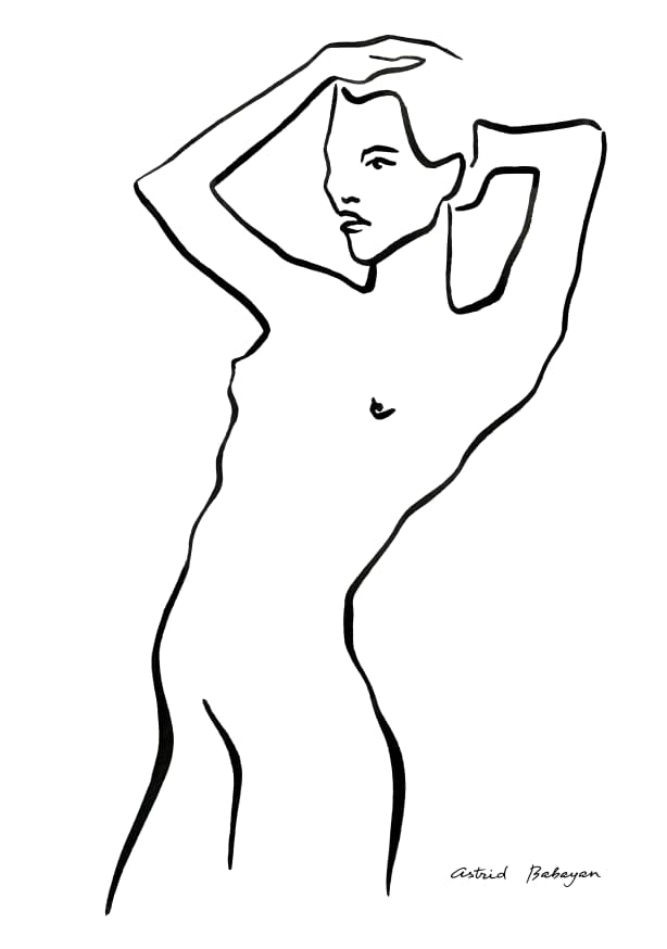 Quadro Black Line 2