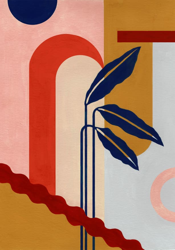 Quadro Banana Leaves 2