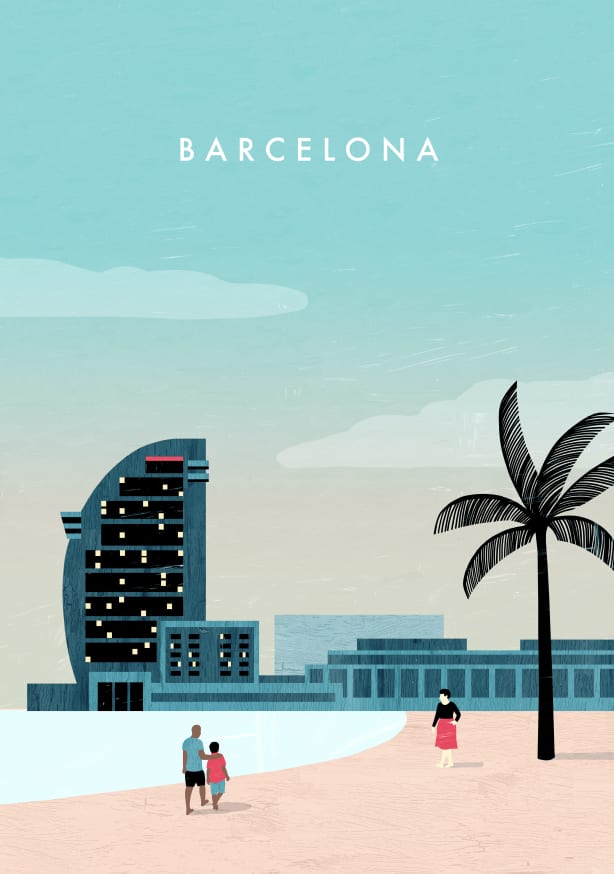 Quadro Barcelona - Obrah | Quadros e Posters para Transformar a Parede