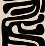Quadro Beige and Black Abstract Shape - Obrah | Quadros e Posters para Transformar a Parede