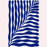 Quadro Big Wavy Plant - Indigo - Obrah | Quadros e Posters para Transformar a Parede