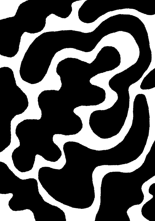 Quadro Black blobs